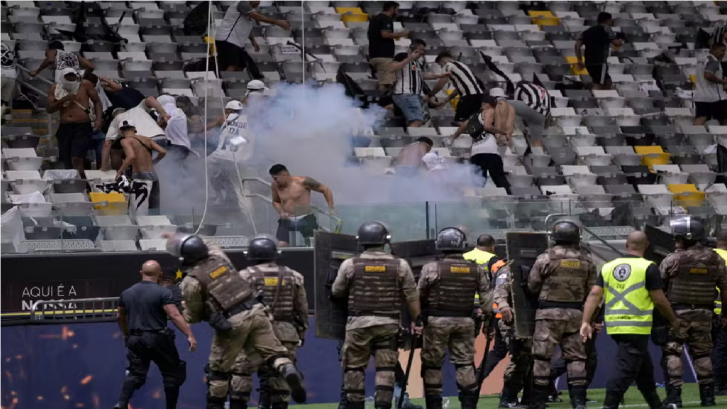 STJD vai pedir interdição da Arena MRV por atos de violência na final da Copa do Brasil