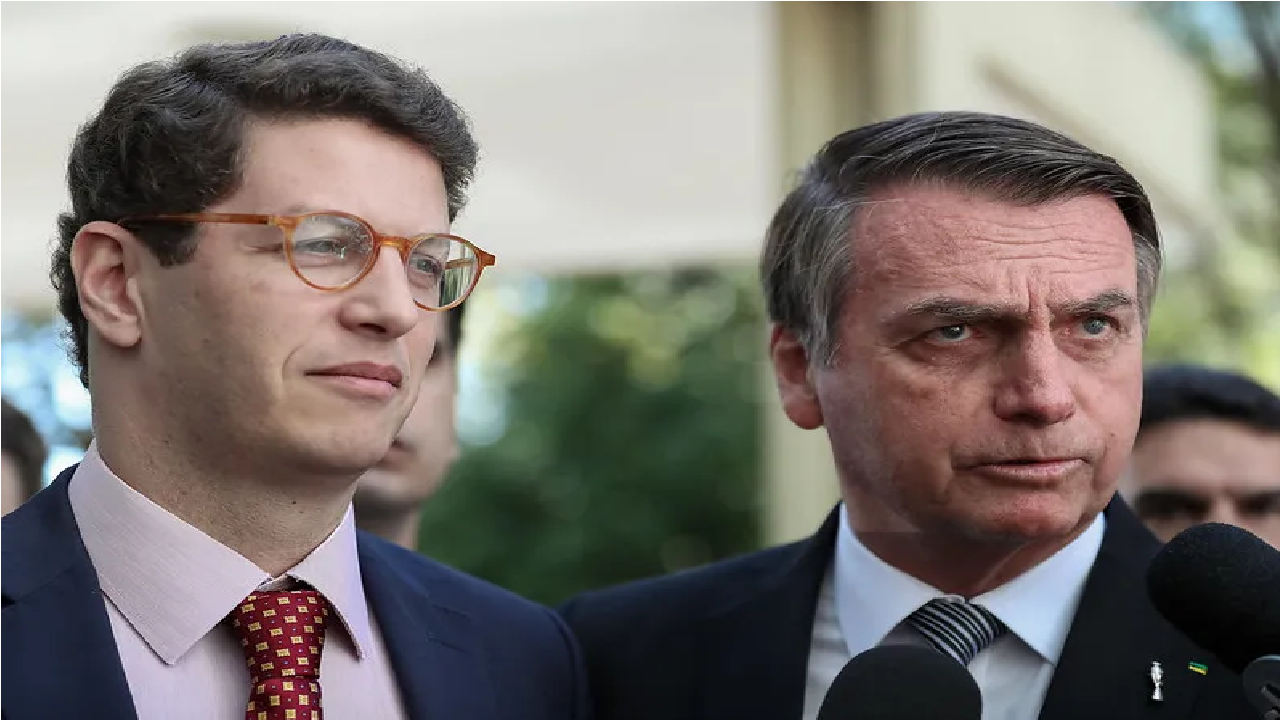 Bolsonaro sobre Ricardo Salles: “Foi ser ‘marçalete’, agora tá viúvo”