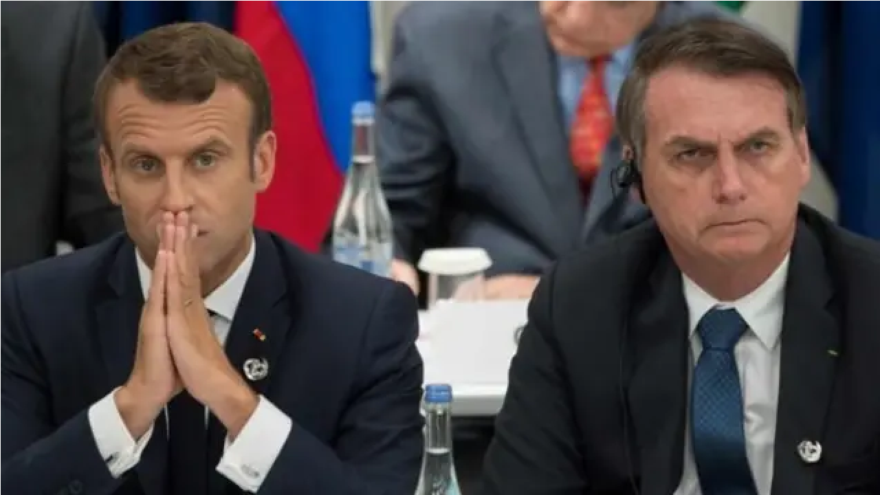 Bolsonaro diz que Lula é "fraco e submisso" e afirma que Macron sabota o Brasil com mentiras ambientais