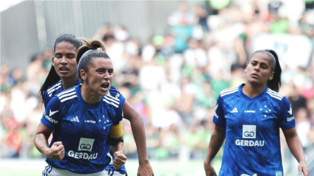 Cruzeiro goleia América por 3 a 0 e é bicampeão do Mineiro Feminino