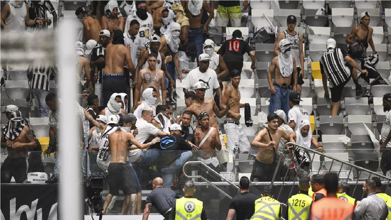 STJD interdita Arena MRV após quebradeira e agressões após derrota na final da Copa do Brasil