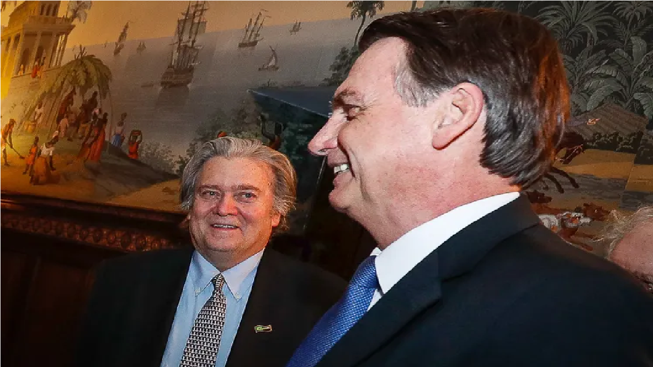Steve Bannon fala em possíveis sanções ao Brasil por barrar Bolsonaro na posse de Trump
