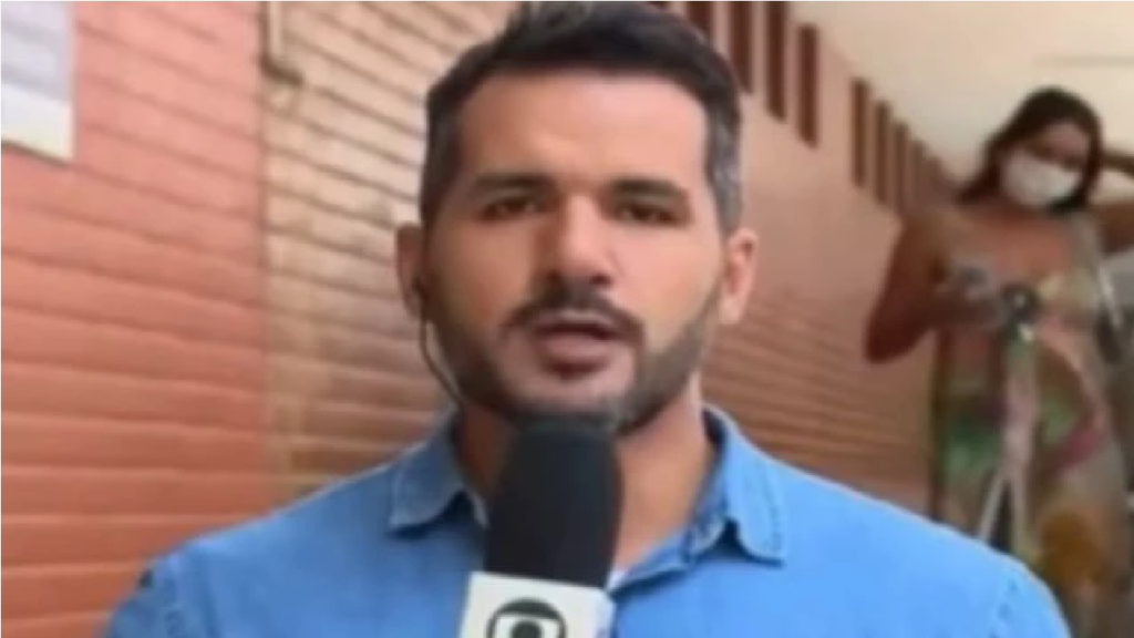 Repórter da Globo é interrompido ao vivo por gritos de “Globo lixo”