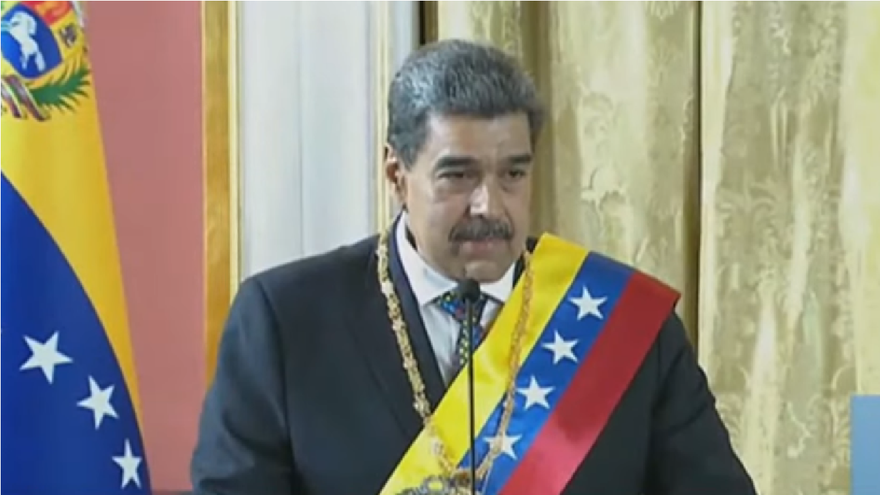 Em discurso de posse, Maduro diz que ‘Ninguém impõe um presidente à Venezuela’